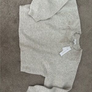 Nordstrom Light Gray Crew Neck Sweater -
